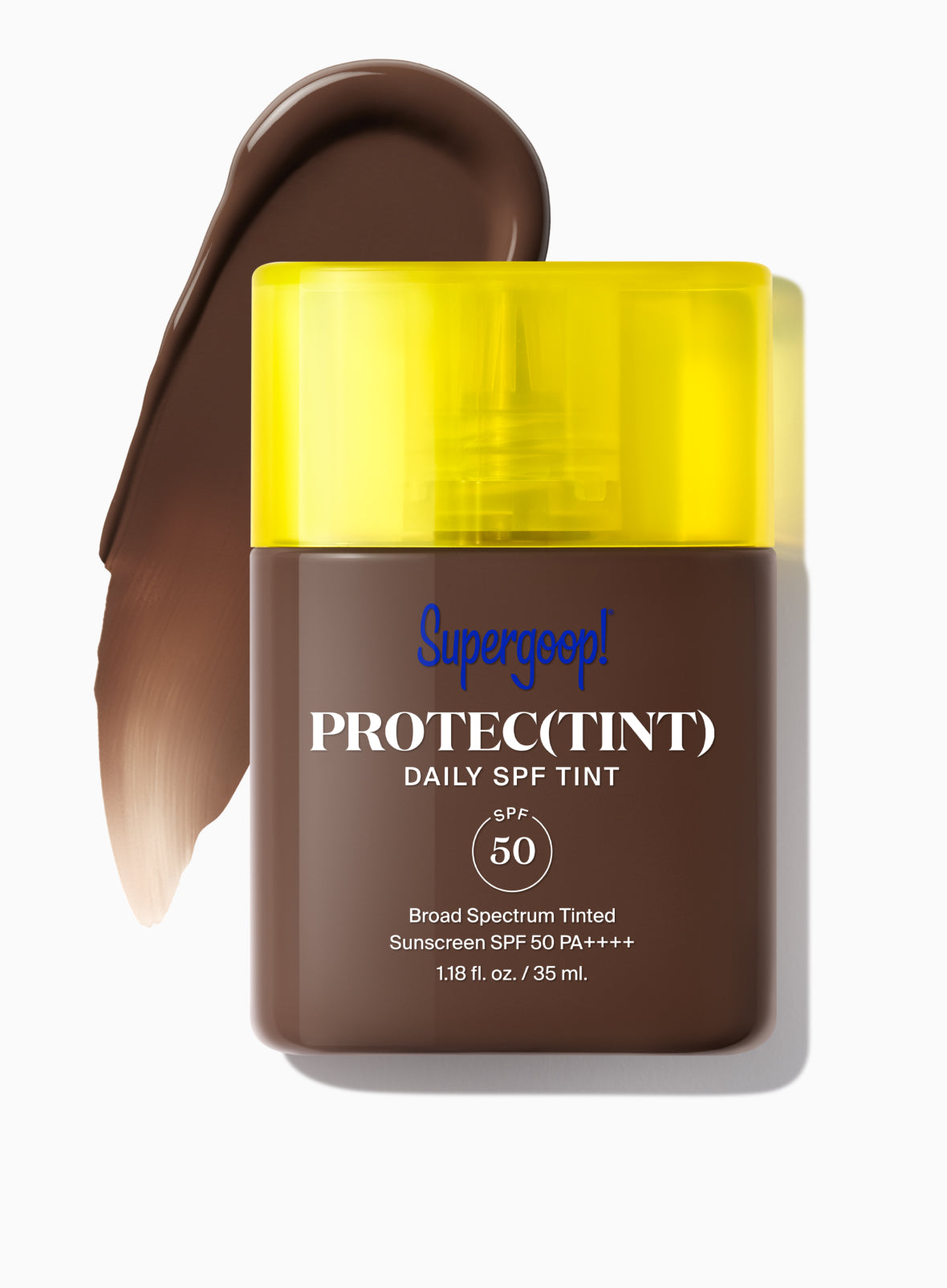 Supergoop! Protec(tint) Daily SPF Tint SPF 50 58W / 1.18 fl. oz. Packshot and goop