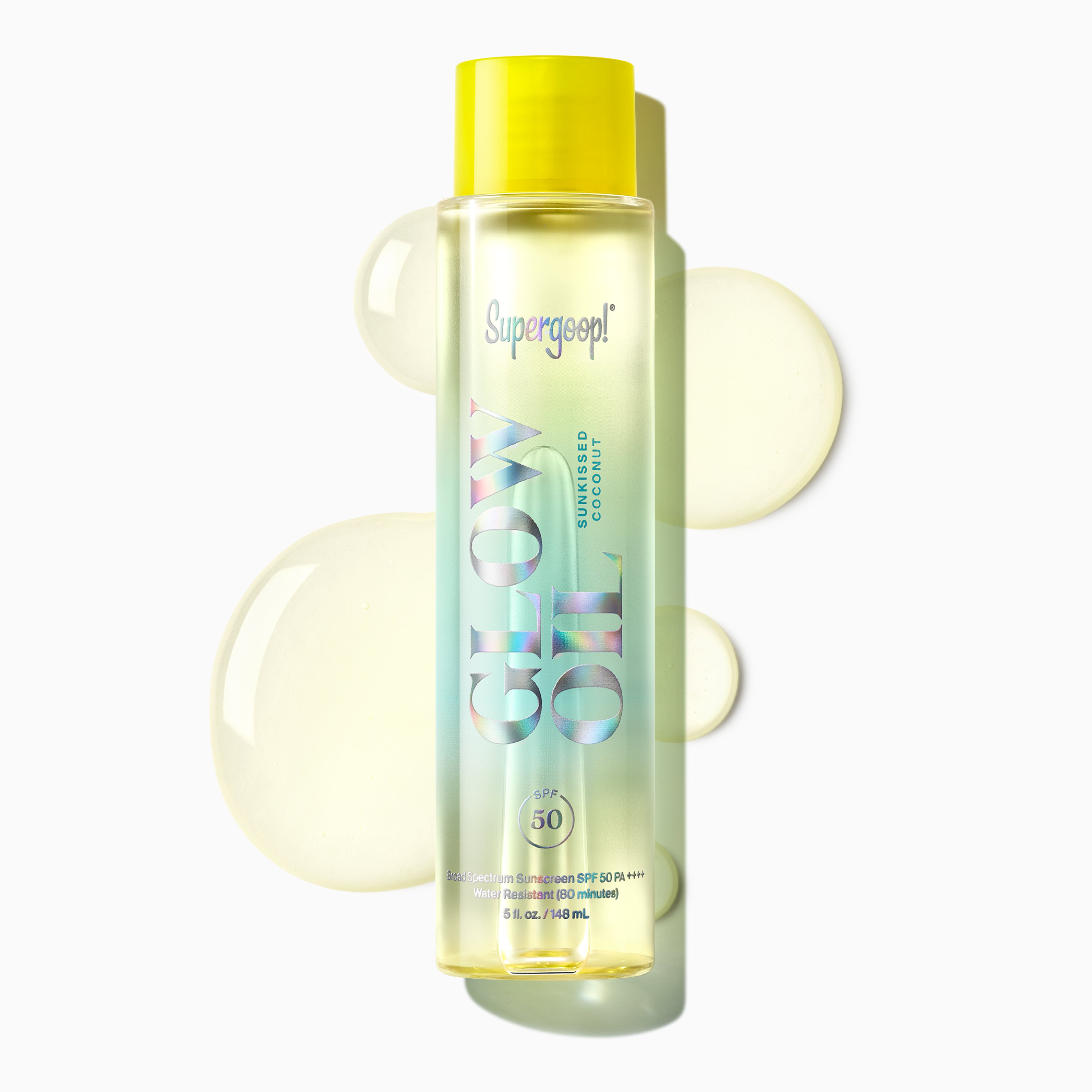 Supergoop! Glow Oil SPF 50 Body Oil  Sunkissed Coconut 5 fl. oz.