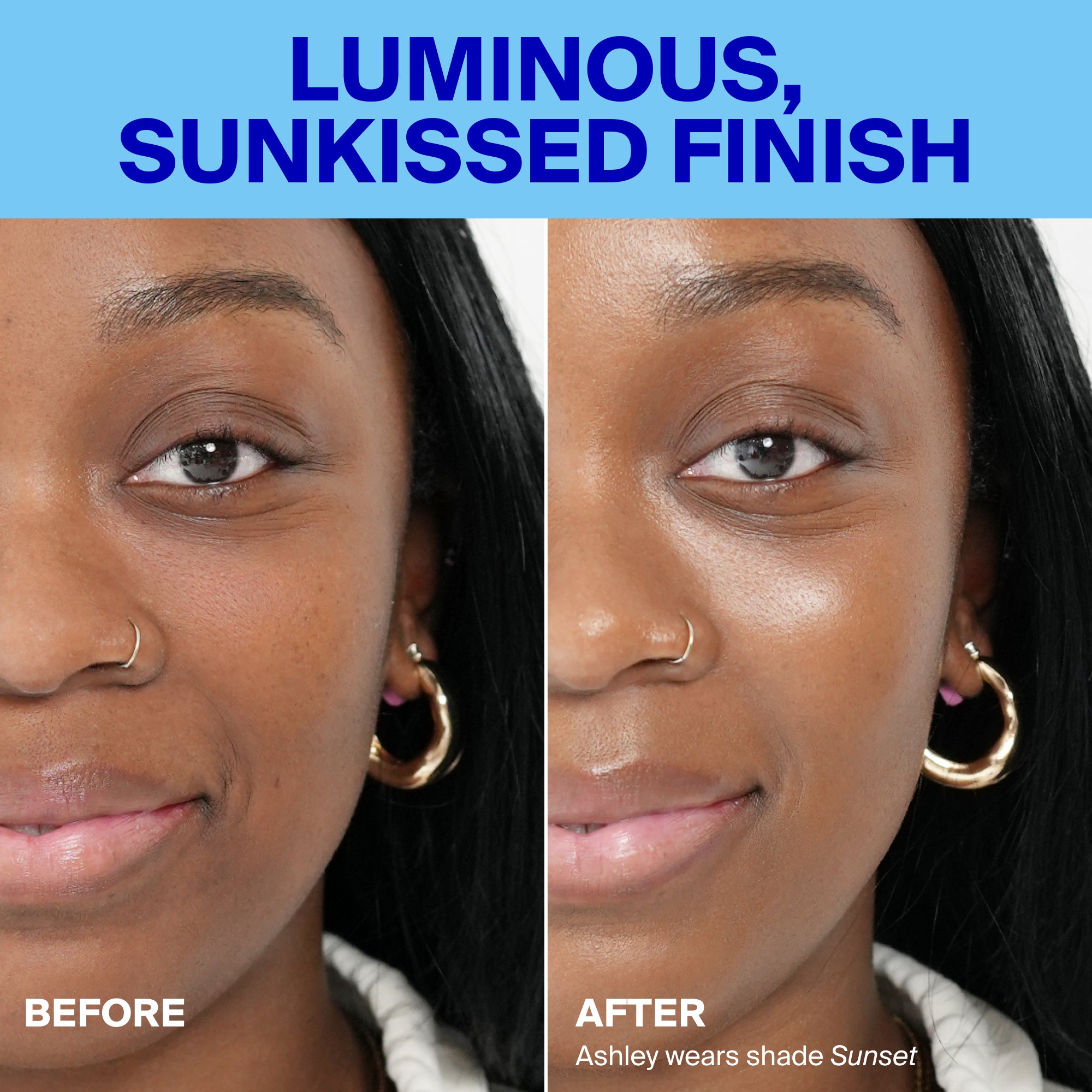 Supergoop! Glowscreen SPF 40 Sunset / 1.7 fl. oz. Sunset / 2-pack product swatch on model