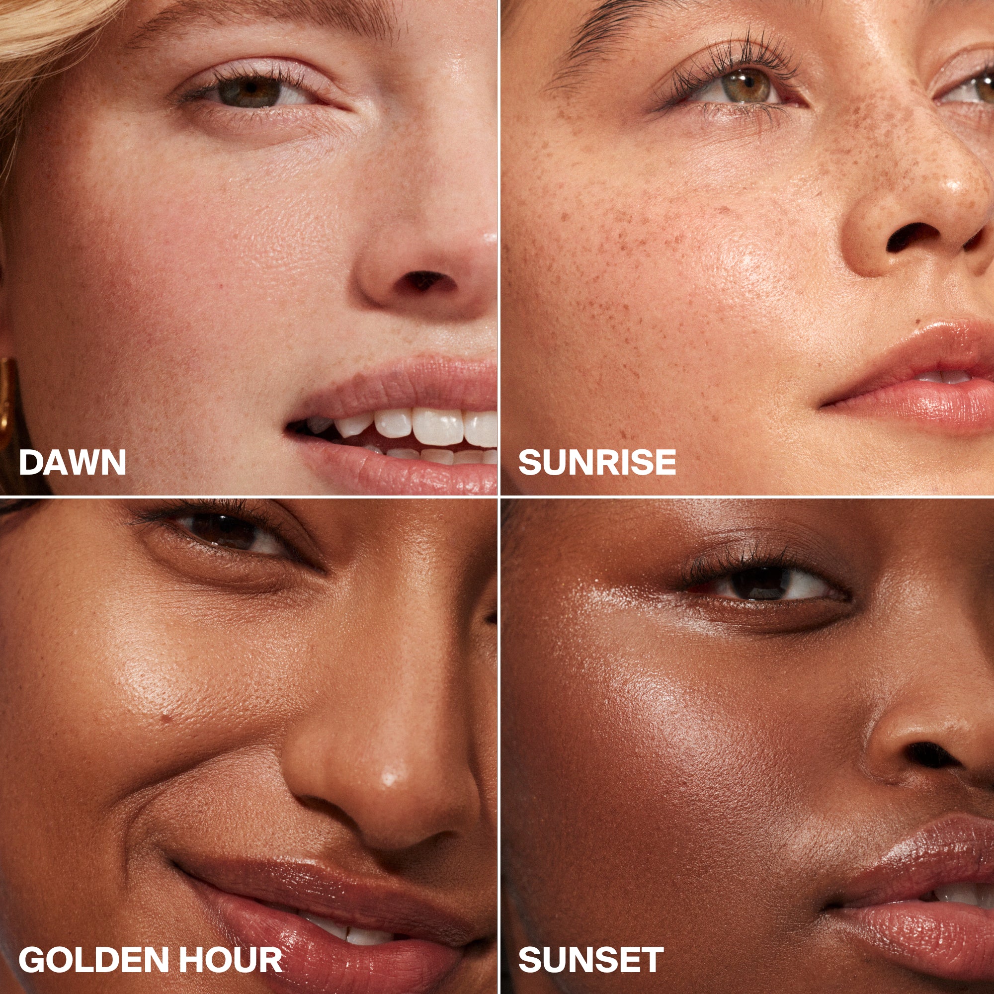 Product swatched on skin Glowscreen SPF 40 Dawn / 1.7 fl. oz. Glowscreen SPF 40 Sunrise / 1.7 fl. oz. Glowscreen SPF 40 Sunrise / 0.68 fl. oz. Glowscreen SPF 40 Golden Hour / 1.7 fl. oz. Glowscreen SPF 40 Sunset‎ / 1.7 fl. oz. and Glowscreen SPF 40 Sunrise / 2.5 fl. oz. Sunrise / 2-pack Dawn / 2-pack Golden Hour / 2-pack Sunset / 2-pack

Supergoop! 2-in-1 Beauty Booster Set in Dawn, Sunrise, Golden Hour, Sunset / 1.7 oz. 