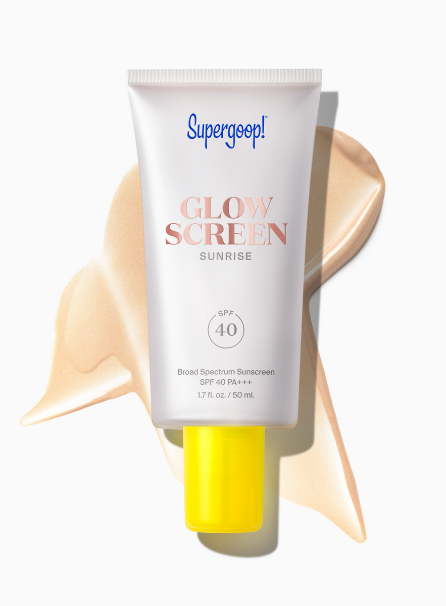 Supergoop! Glowscreen SPF 40 Sunrise / 1.7 fl. oz. Packshot and goop