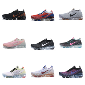 Nike lace-up shock-absorbing balance low-top running shoes-2703